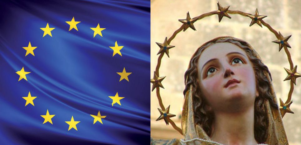 Le drapeau européen, un symbole chrétien ? Les