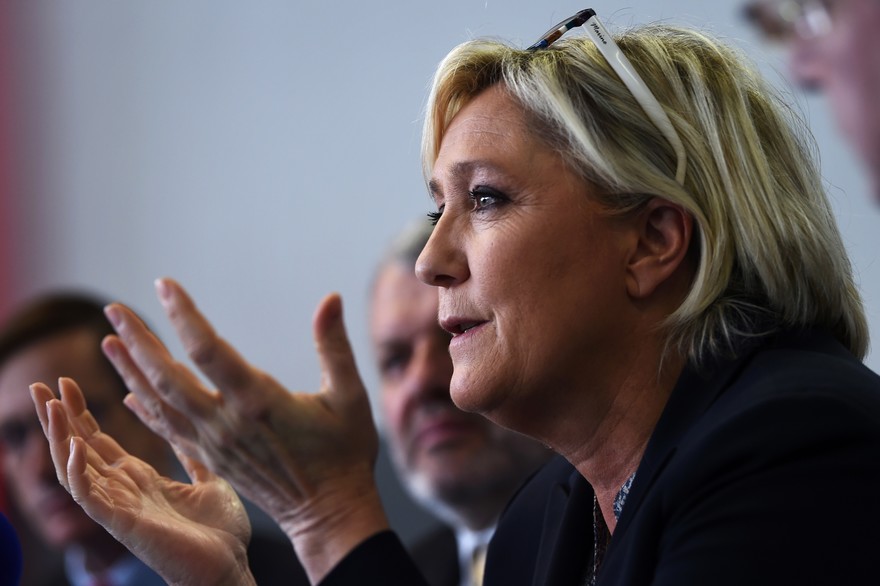 Marine Le Pen à Carpentras le 8 octobre 2017