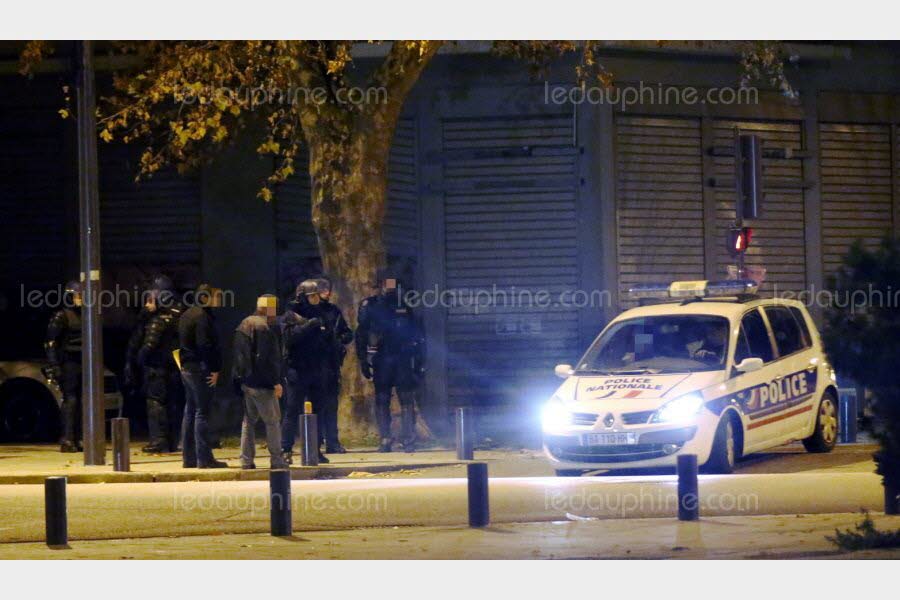 Intervention de police dans la cité Mistral (archives le DL/Marc GREINER)