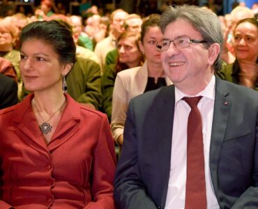 Jean-Luc Mélenchon et Sahra Wagenknecht