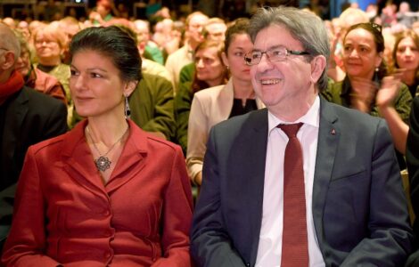 Jean-Luc Mélenchon et Sahra Wagenknecht
