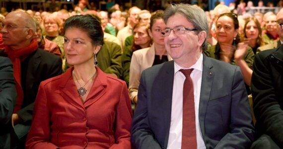 Jean-Luc Mélenchon et Sahra Wagenknecht
