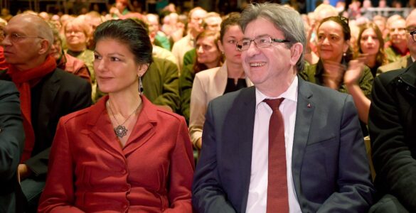 Jean-Luc Mélenchon et Sahra Wagenknecht