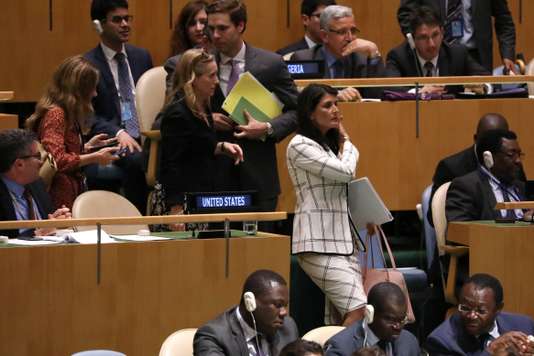 L’ambassadrice des Etats-Unis auprès des Nations unies, Nikki Haley, le 13 juin.