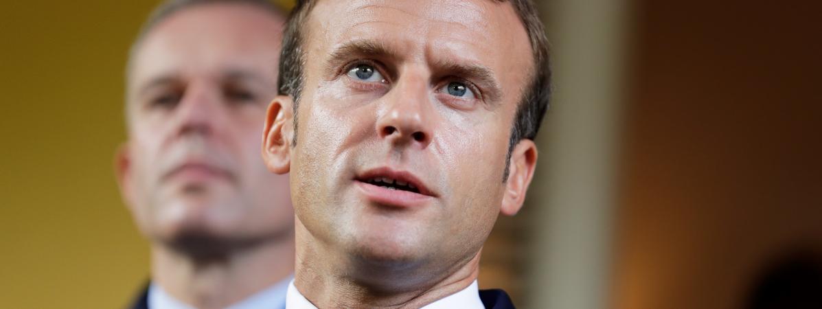 Emmanuel Macron, le 27 septembre 2018, à Fort-de-France (Martinique).