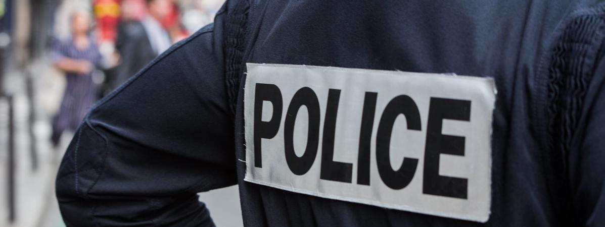 La police en intervention à Paris.