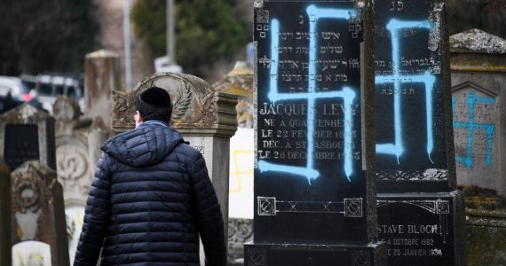 Cimetière juif de Quatzenheim, le 19 février 2019, le jour d