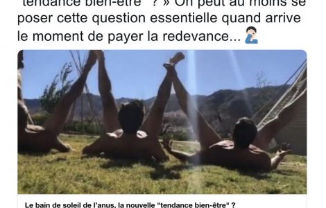 Pourquoi «Franceinfo» a-t-il supprimé un article  sur «Le bain de soleil de l’anus, la nouvelle tendance bien-être» ?