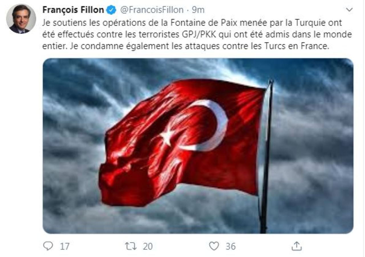 Le compte Twitter de Fillon piraté par des hackers turcs