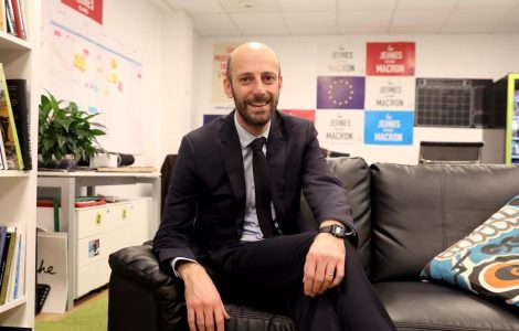 Stanilas Guerini au QG d’En Marche, en novembre 2018.