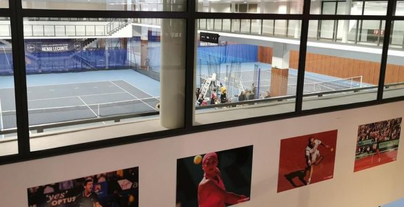 Levallois-Perret, ce samedi. Le complexe sportif Louison-Bobet sera réquisitionné à partir de ce lundi et pourrait accueillir dès mardi une centaine de migrants délogés du bidonville de la porte d’Aubervilliers.