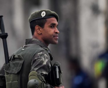 Un militaire brésilien