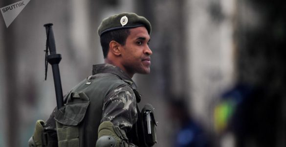 Un militaire brésilien