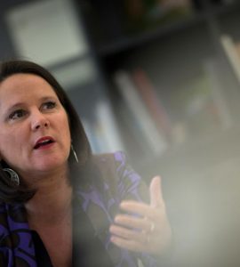 Johanna Rolland à Nantes en décembre.