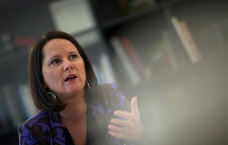 Johanna Rolland à Nantes en décembre.