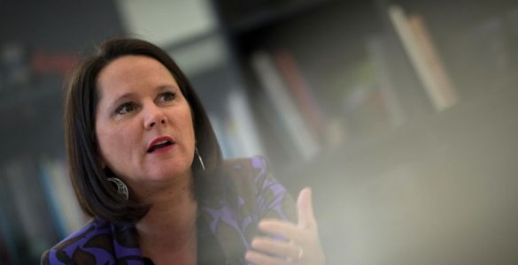 Johanna Rolland à Nantes en décembre.