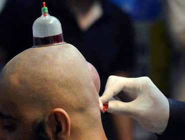 Un Pakistanais en pleine seance d