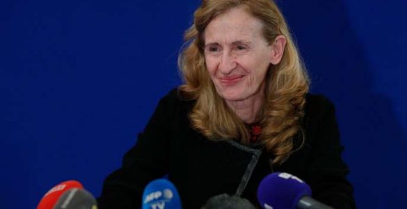La ministre de la justice Nicole Belloubet, à Paris, le 5 février.