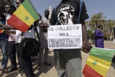Manifestation à Dakar en 2015 contre la légalisation de l’avortement et de l’homosexualité.