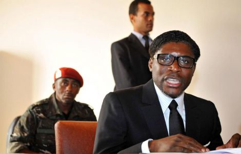 Teodorin Teodoro Obiang Nguema, ici le 24 janvier 2012 en Guinée Équatoriale, a été condamné en appel à une peine plus lourde qu’en première instance.