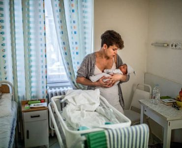 En janvier 2019, dans une maternité de Budapest.