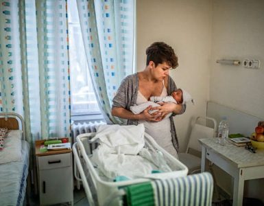 En janvier 2019, dans une maternité de Budapest.