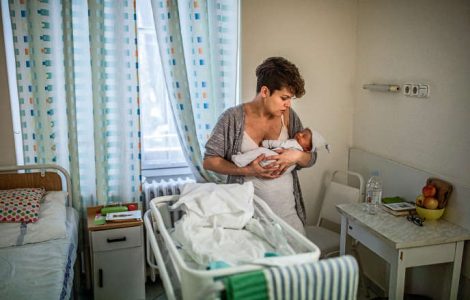 En janvier 2019, dans une maternité de Budapest.