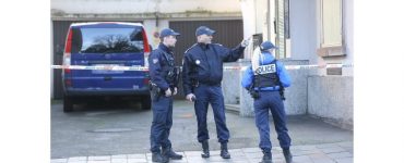 Le renfoncement où se sont produits les faits donne sur l’avenue Kennedy.  Photo L’Alsace/Jean-François FREY