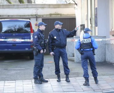 Le renfoncement où se sont produits les faits donne sur l’avenue Kennedy.  Photo L’Alsace/Jean-François FREY