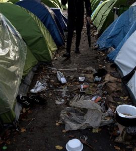 Le campement de la porte d