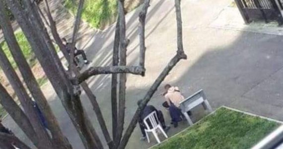 Le Pré-Saint-Gervais (Seine-Saint-Denis), le vendredi 20 mars. Dans certains quartiers, habituellement très fréquentés, les consommateurs de stupéfiants se font rares…