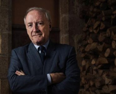 Hubert Védrine, lors des «Conversations Tocqueville», en Normandie, en 2018.