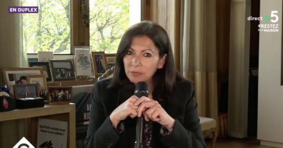 Anne Hidalgo, ici en duplex dans