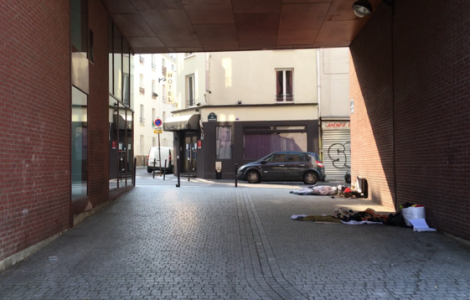 Rue de Paris pendant le confinement