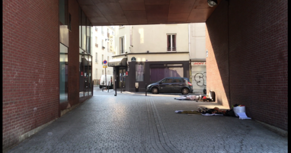 Rue de Paris pendant le confinement