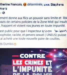 «Nique la flicaille et sa cohorte de bouffons»: la conseillère de police saint-gilloise Catherine François démissionne