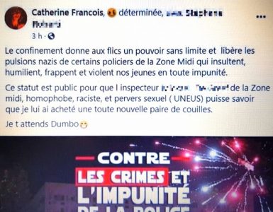«Nique la flicaille et sa cohorte de bouffons»: la conseillère de police saint-gilloise Catherine François démissionne
