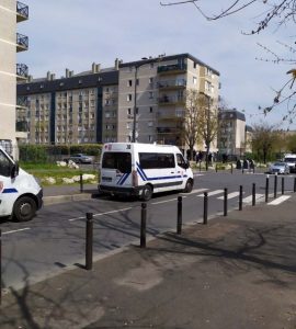 Ce mardi, une opération de police a été menée, appuyée par des CRS, dans le quartier Montaigu. Dimanche des affrontem