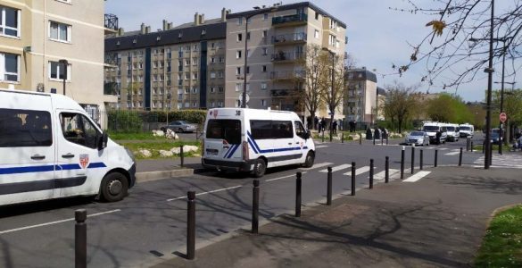 Ce mardi, une opération de police a été menée, appuyée par des CRS, dans le quartier Montaigu. Dimanche des affrontem