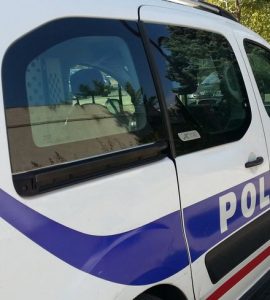 Un véhicule de la police nationale, à Romans-sur-Isère. Illustration