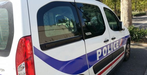 Un véhicule de la police nationale, à Romans-sur-Isère. Illustration