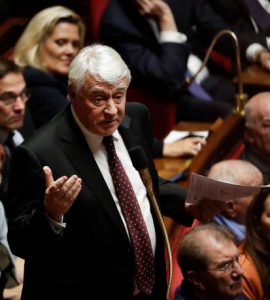 Claude Goasguen, alors député Les Républicains de Paris, à l’Assemblée nationale, en décembre 2018.