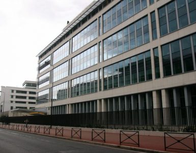 Le siège de la DGSI (Direction générale de la sécurité INtérieure) à Levallois Perret. (Hauts-de-Seine).