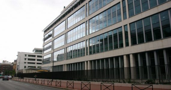 Le siège de la DGSI (Direction générale de la sécurité INtérieure) à Levallois Perret. (Hauts-de-Seine).