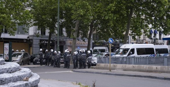 Le SLFP dépose un préavis de grève à la police locale de Bruxelles après les violences commises envers les forces de l