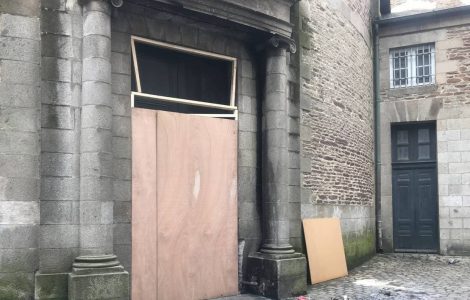 La cathédrale Saint-Pierre de Rennes a été touchée par un début d’incendie, dans la nuit de jeudi 11 à vendredi 12 juin.