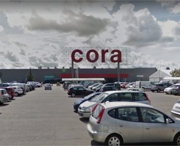 ’hypermarché Cora du Technopôle de Borny, à Metz (Moselle)