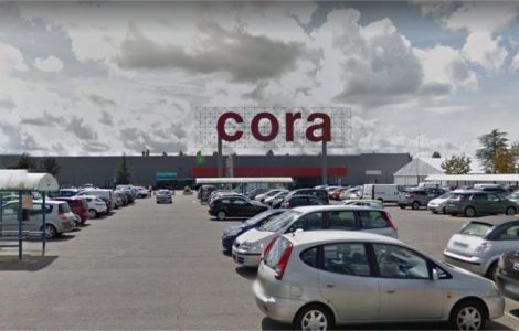 ’hypermarché Cora du Technopôle de Borny, à Metz (Moselle)