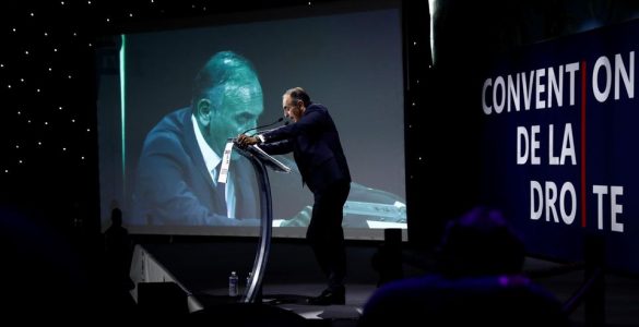 Eric Zemmour, le 28 septembre, lors de la Convention de la droite à Paris.