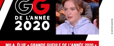 EVENEMENT RMC - Mila désignée "Grande Gueule" de l'année 2020 par les auditeurs de RMC